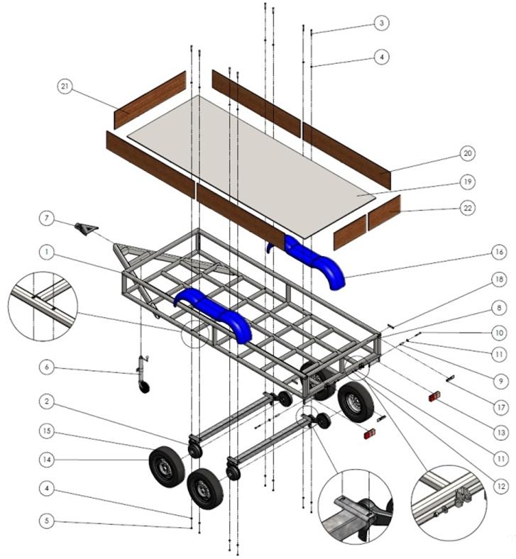 welding trailer build