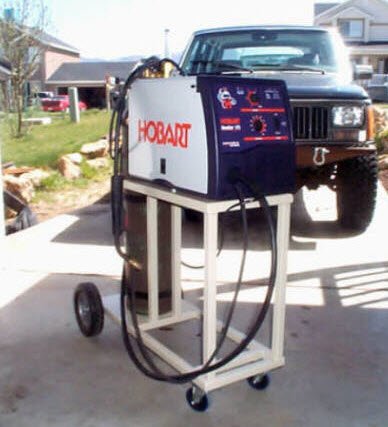 homemade welding cart