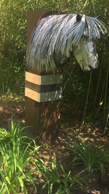 Final Horse Garden Art Resting Place