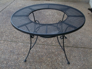 table without fire pit