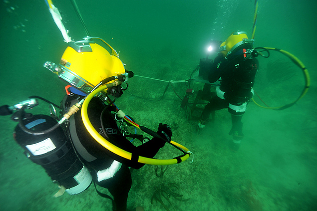underwater welding torch training