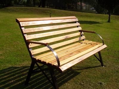 homemade garden bench