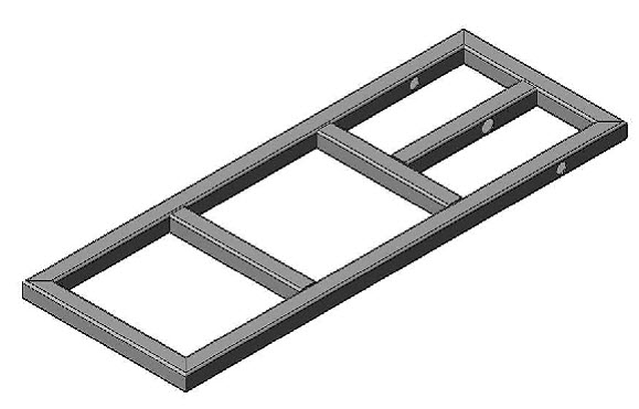 welding cart frame bottom