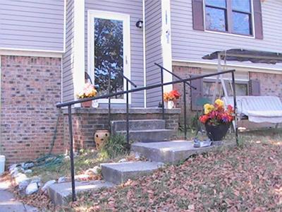 Fence Post Hand Rails