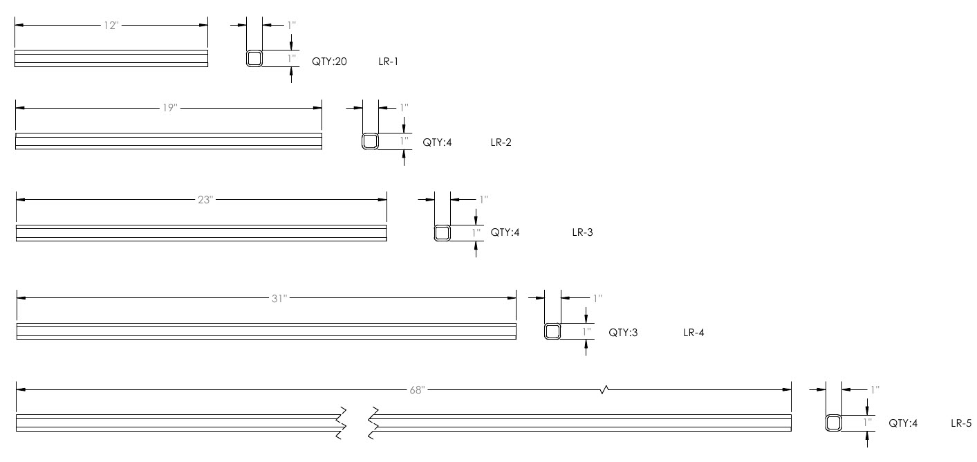 rack cut sheet