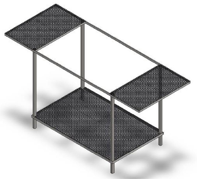 barrel grill frame