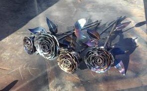 steel roses