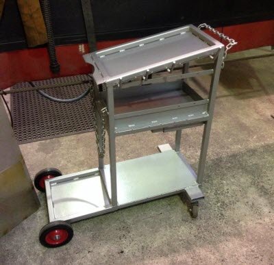 mig welding cart