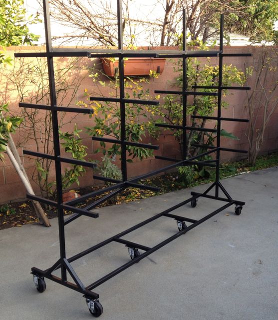 mobile lumber rack