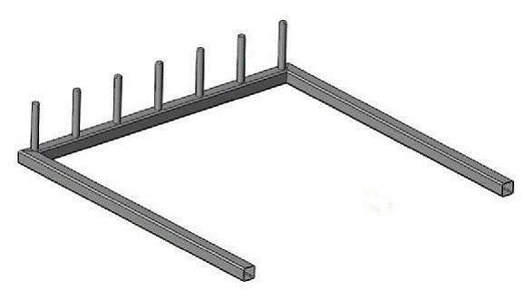 rack joints welded