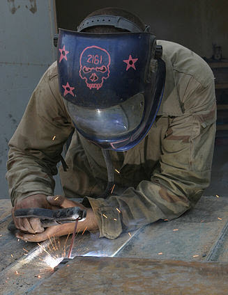 stick welding thick plate