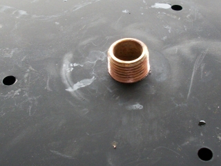 threaded copper pipe