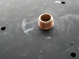 threaded copper pipe