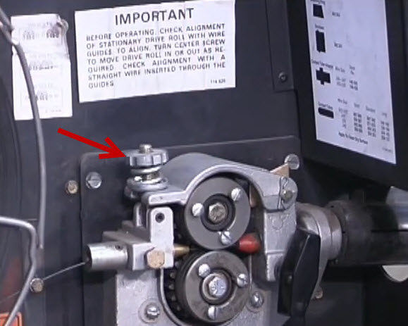 wire feed drive roll