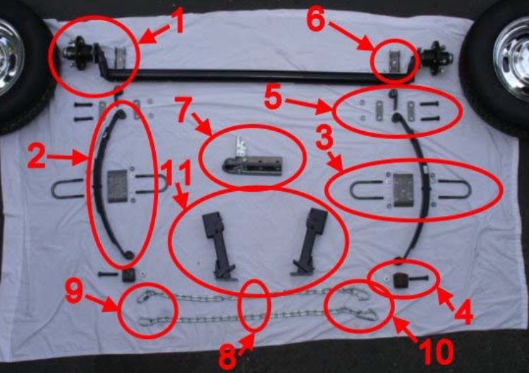 trailer undercarriage parts