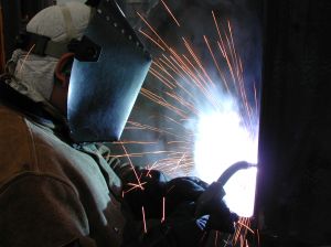 welder welding