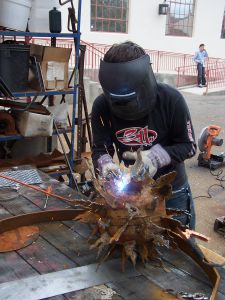 welding outside